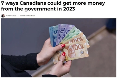 福利！加拿大公民2023年可通过这6种方式领取更多联邦福利